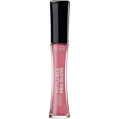 L’Oréal Paris Infallible Rosa Crepúsculo brillo hidratante para labios suaves.