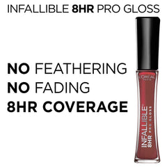 L'Oréal Paris Infallible Brillo de Labios con textura hidratante