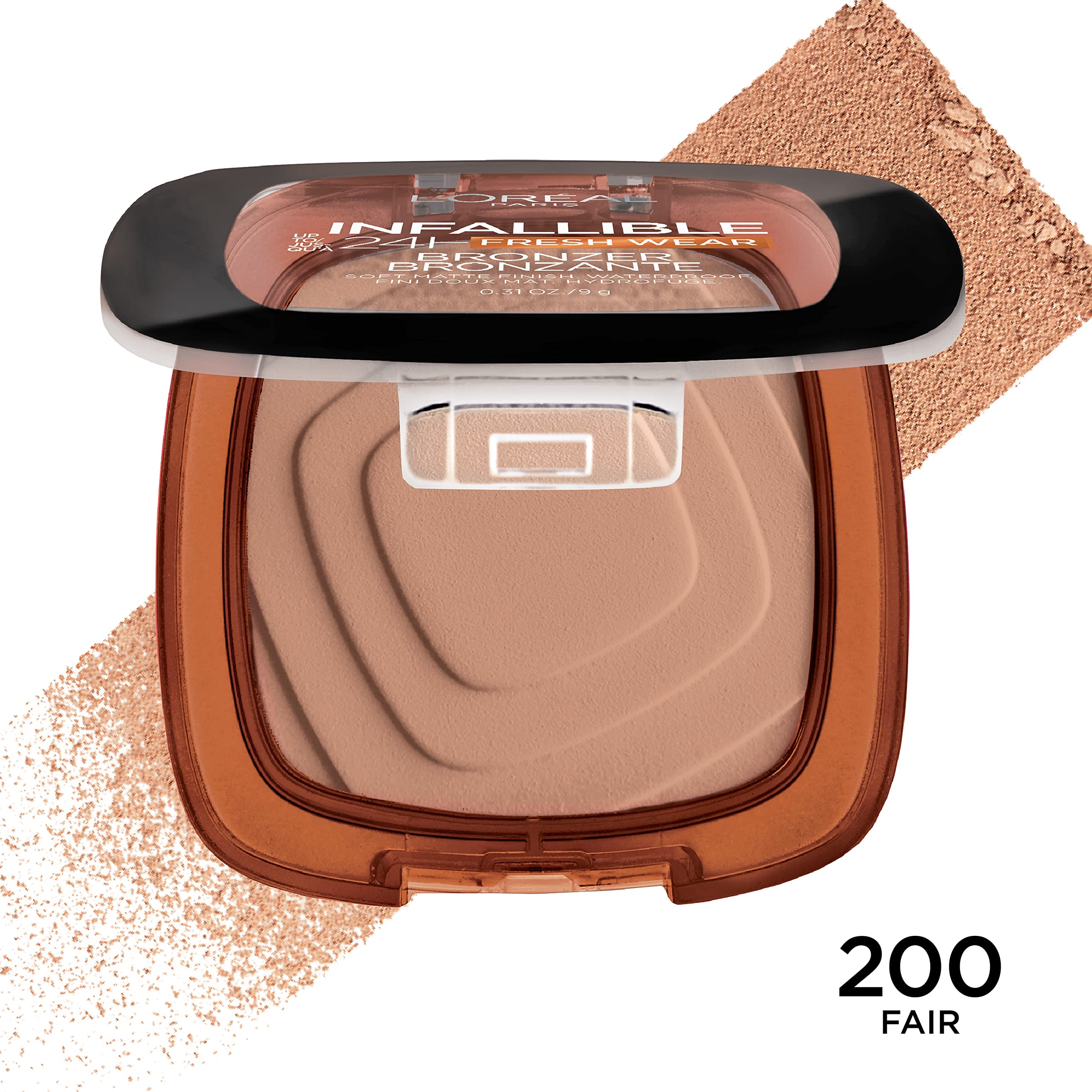 Acabado mate natural con bronceador Infallible para piel suave