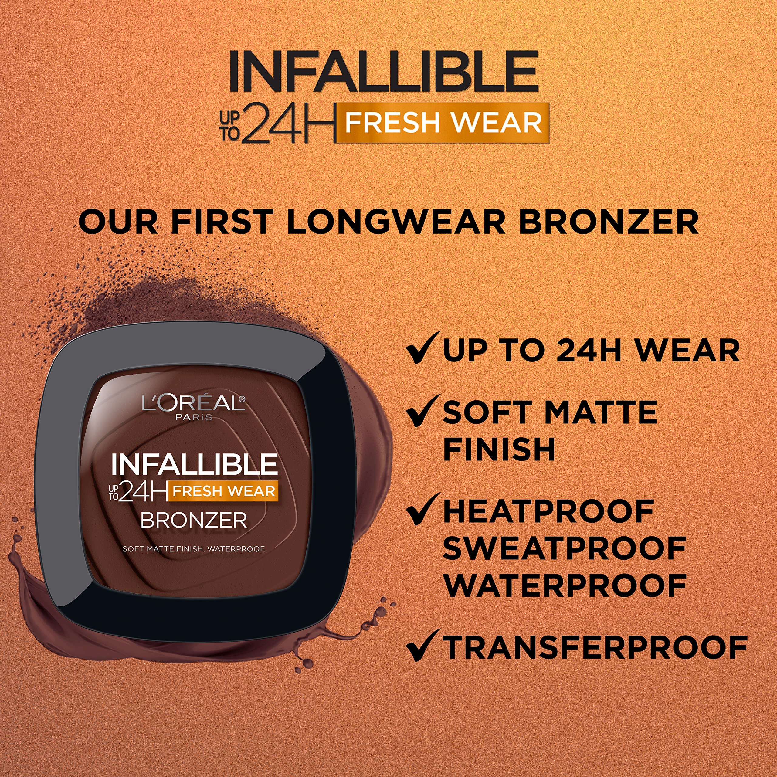 Bronceador Infallible para contornear con tono bronceado natural