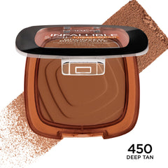 L'Oreal Paris Infallible bronceador sin transferencia para uso diario.