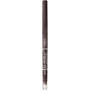 Delineador mecánico Infallible de L'Oreal Paris con afilador integrado para trazos precisos.