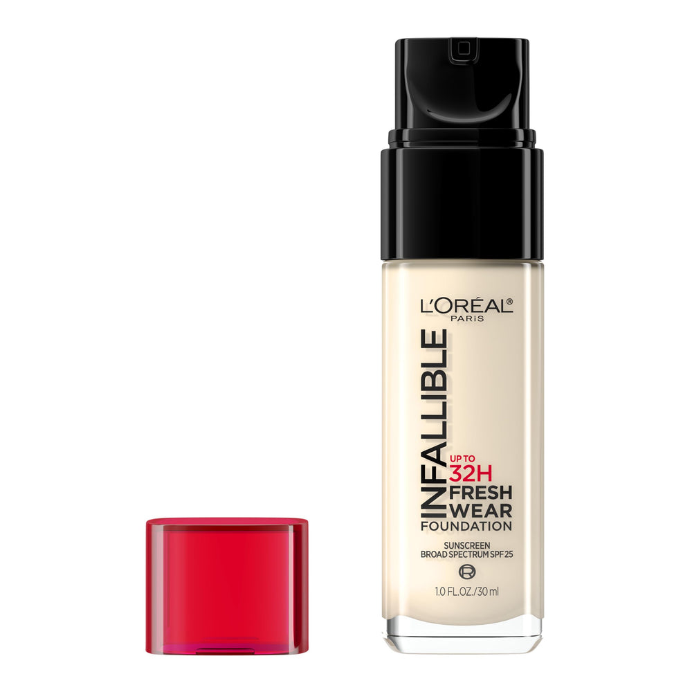 L'Oreal Paris Infallible, fondo líquido ligero para aplicación suave y natural.
