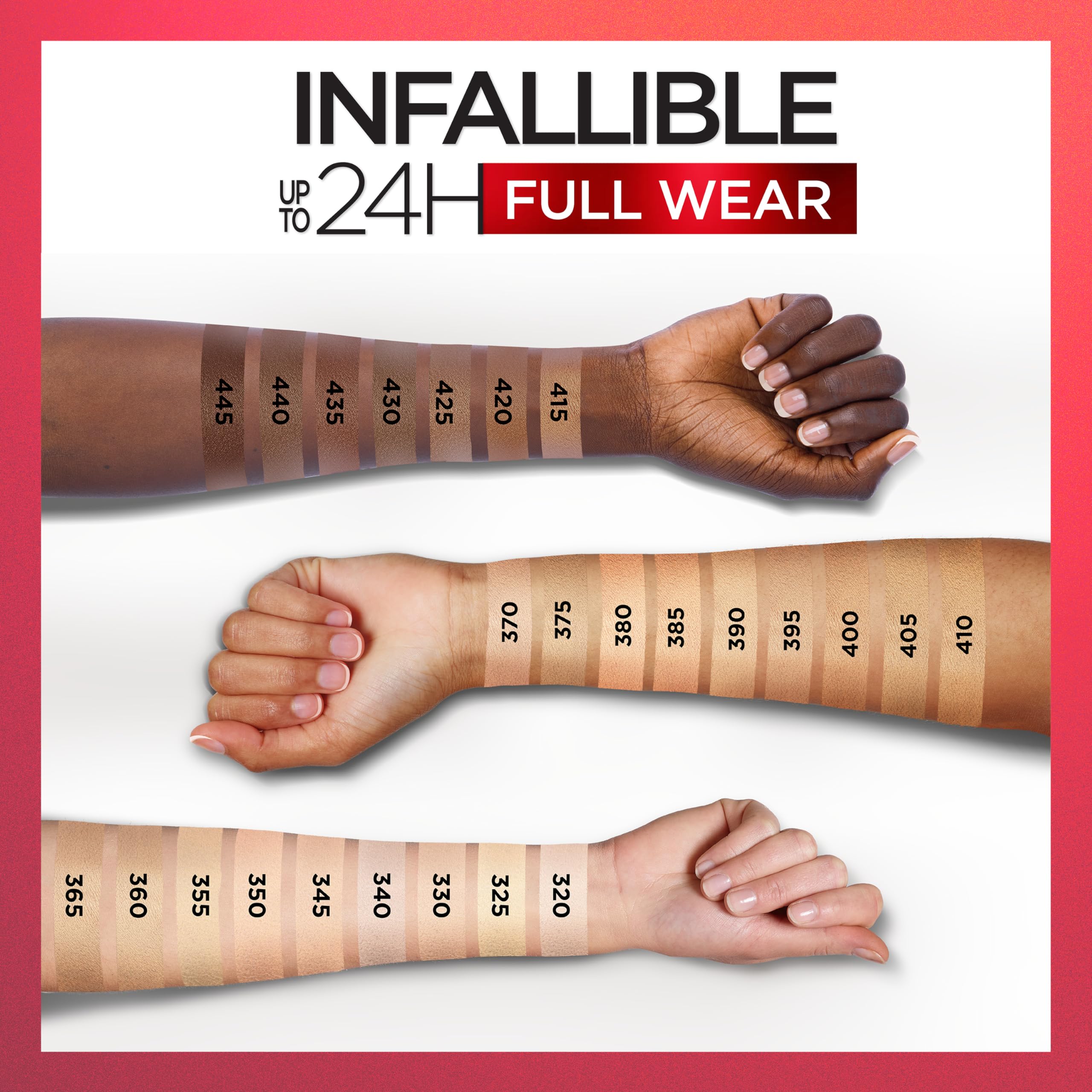 Aplicación del Infallible Full Wear para contornear y iluminar