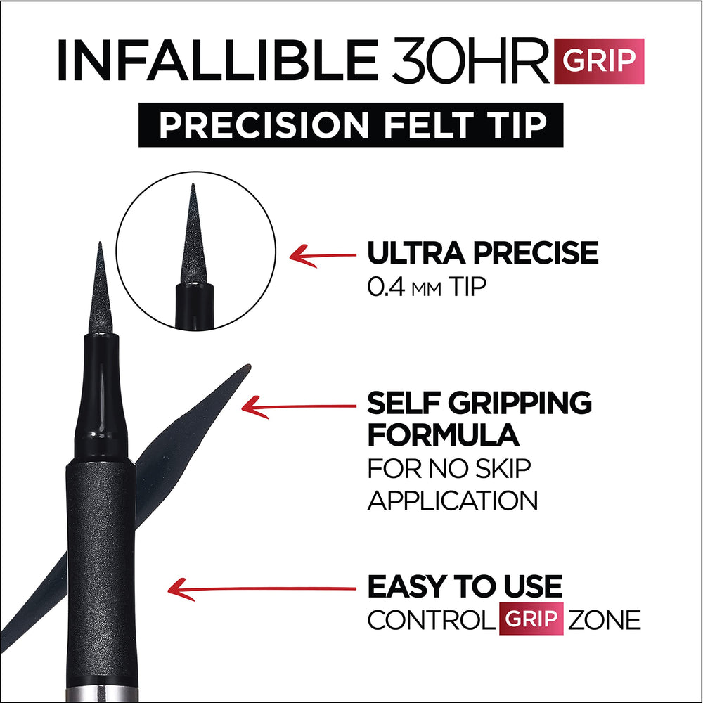 Infallible Grip ofrece color intenso para delinear estilos nocturnos.