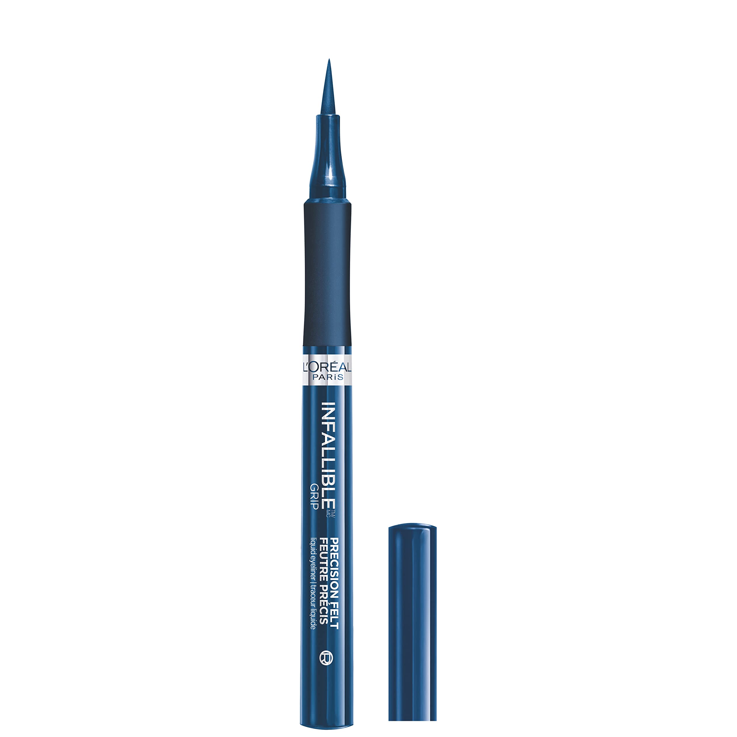 Delineado azul con Infallible Grip, definición precisa y larga duración.
