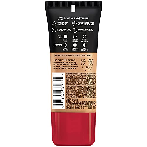 Textura aireada de L’Oréal Paris Infallible Pro-Matte Foundation para una aplicación suave.
