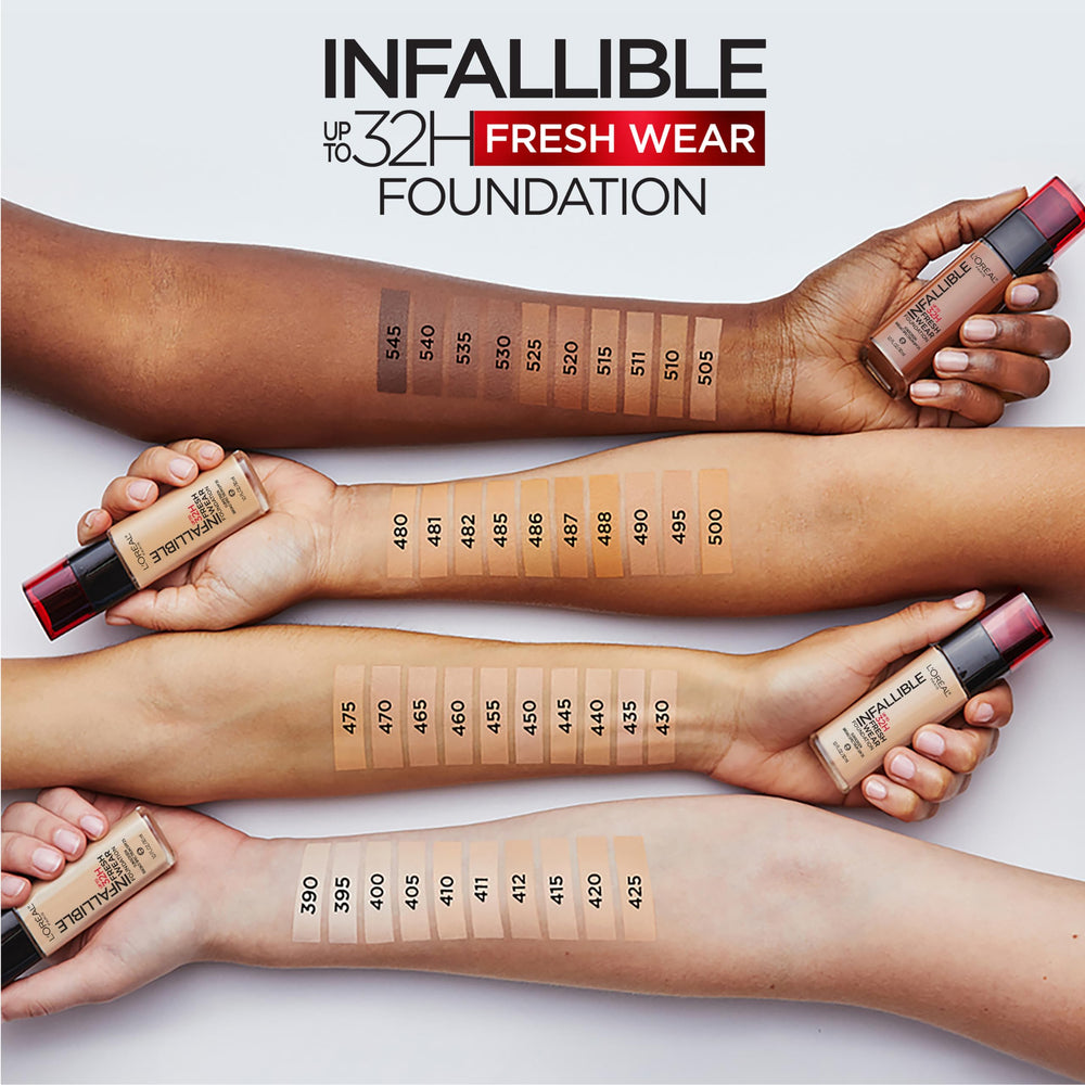 L'Oreal Paris Infallible, SPF 25 para protección diaria del rostro.