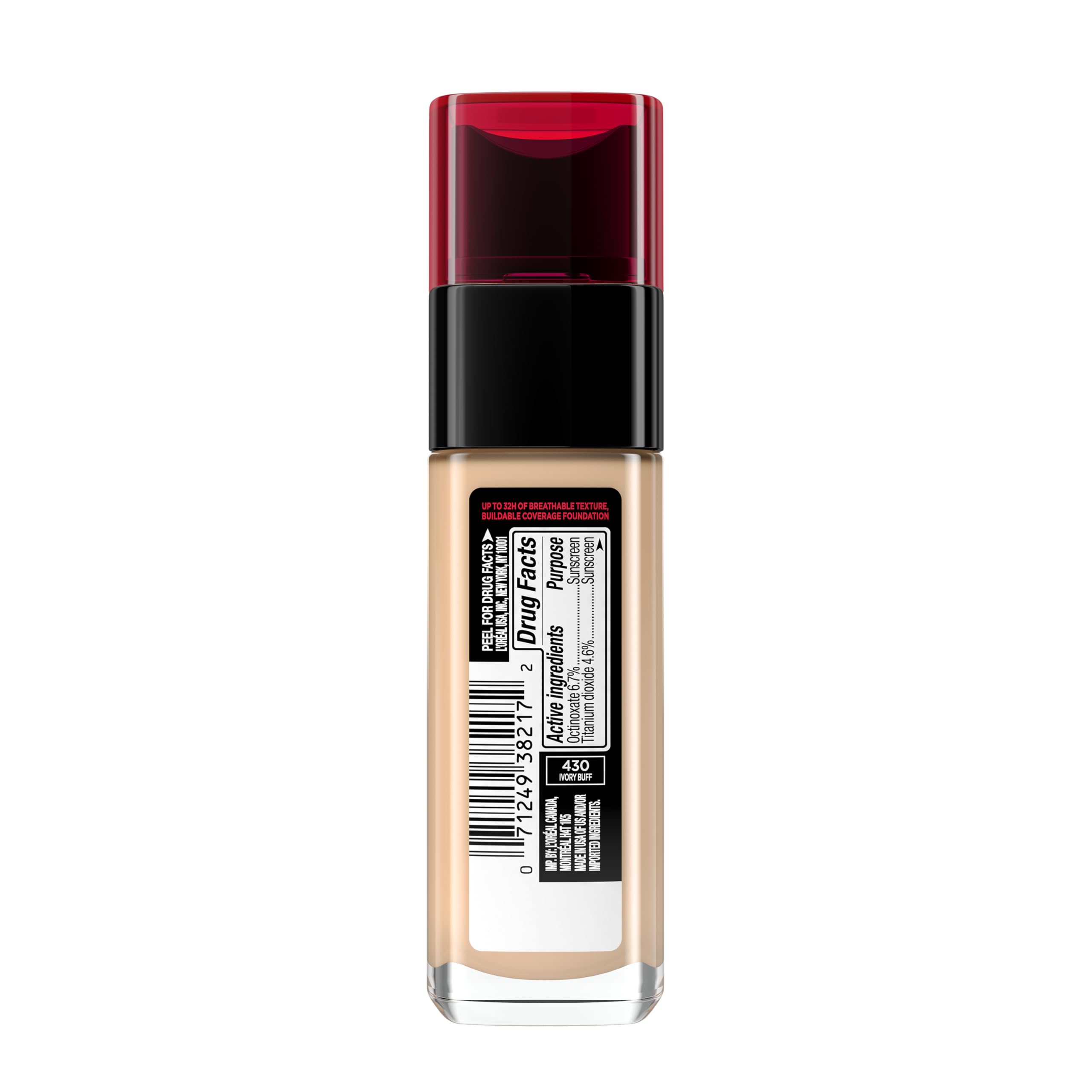 L’Oréal Paris Infallible, tono marfil claro para piel clara y equilibrada