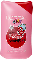 L'Oreal Paris Kids 2en1 champu frusa aroma fresa, cabello suave y brillo.