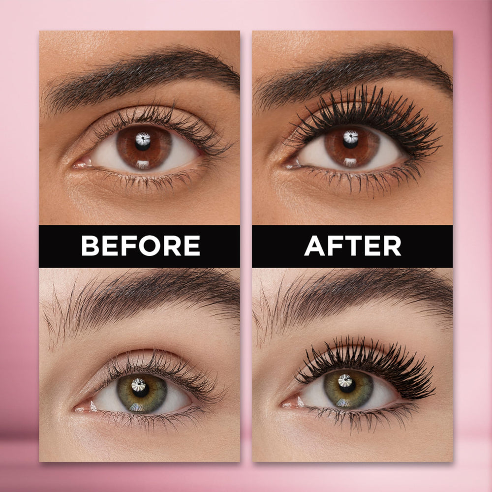 L'Oreal Paris Lash Paradise longitud intensa para pestañas alargadas.
