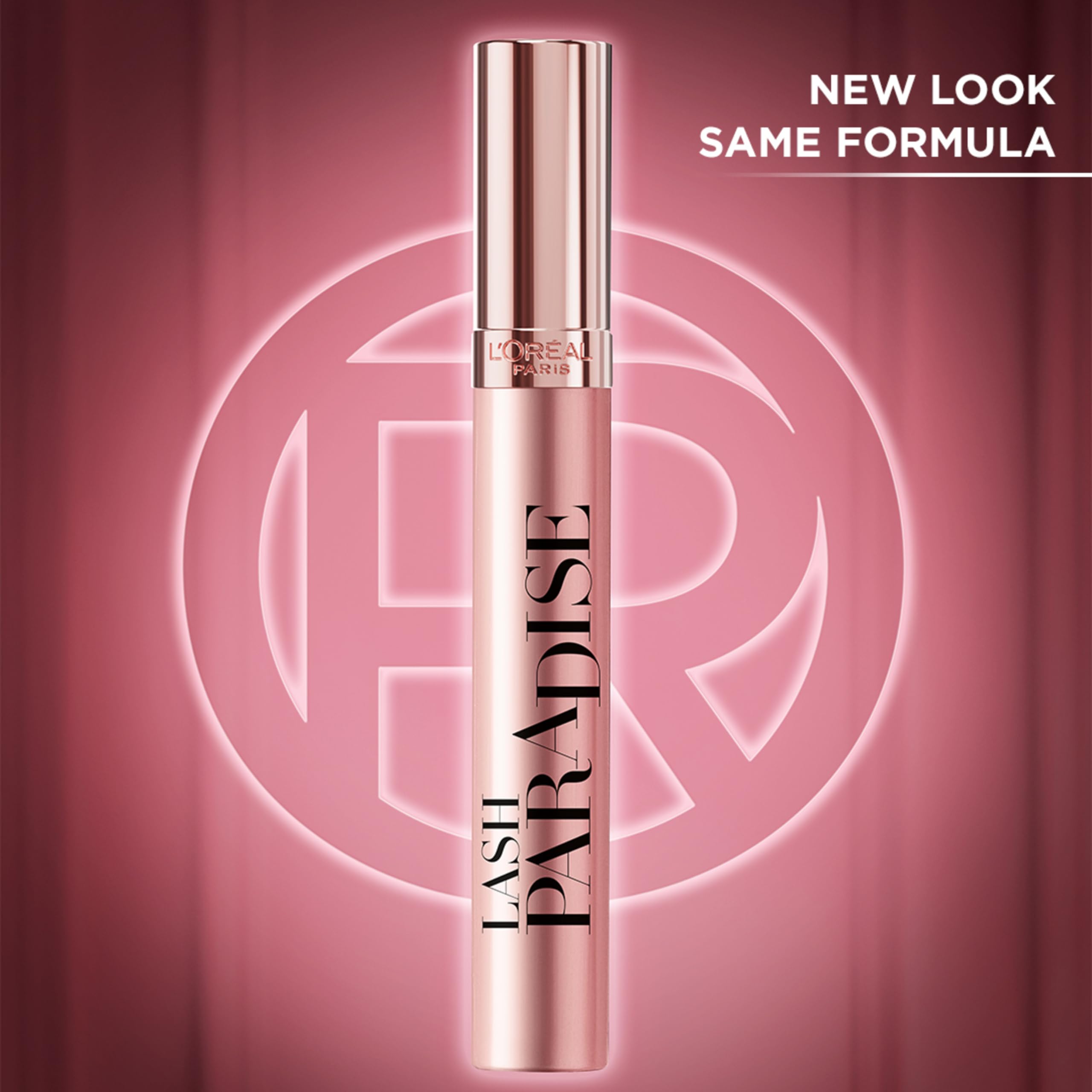 L'Oreal Paris Lash Paradise Mascara aplicador cepillo suave para pestañas definidas.