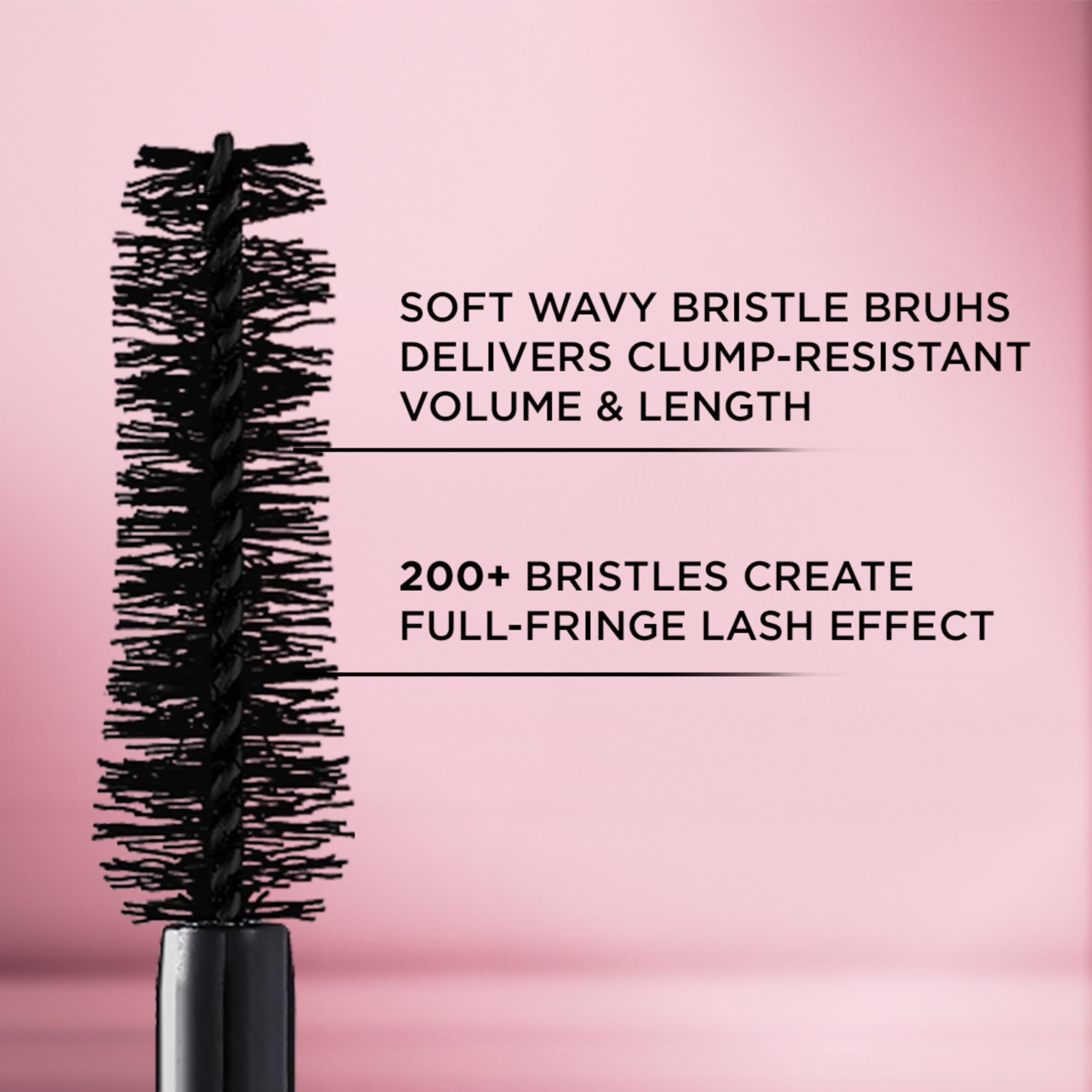 L'Oreal Paris Lash Paradise Mascara volumen intenso sin grumos.