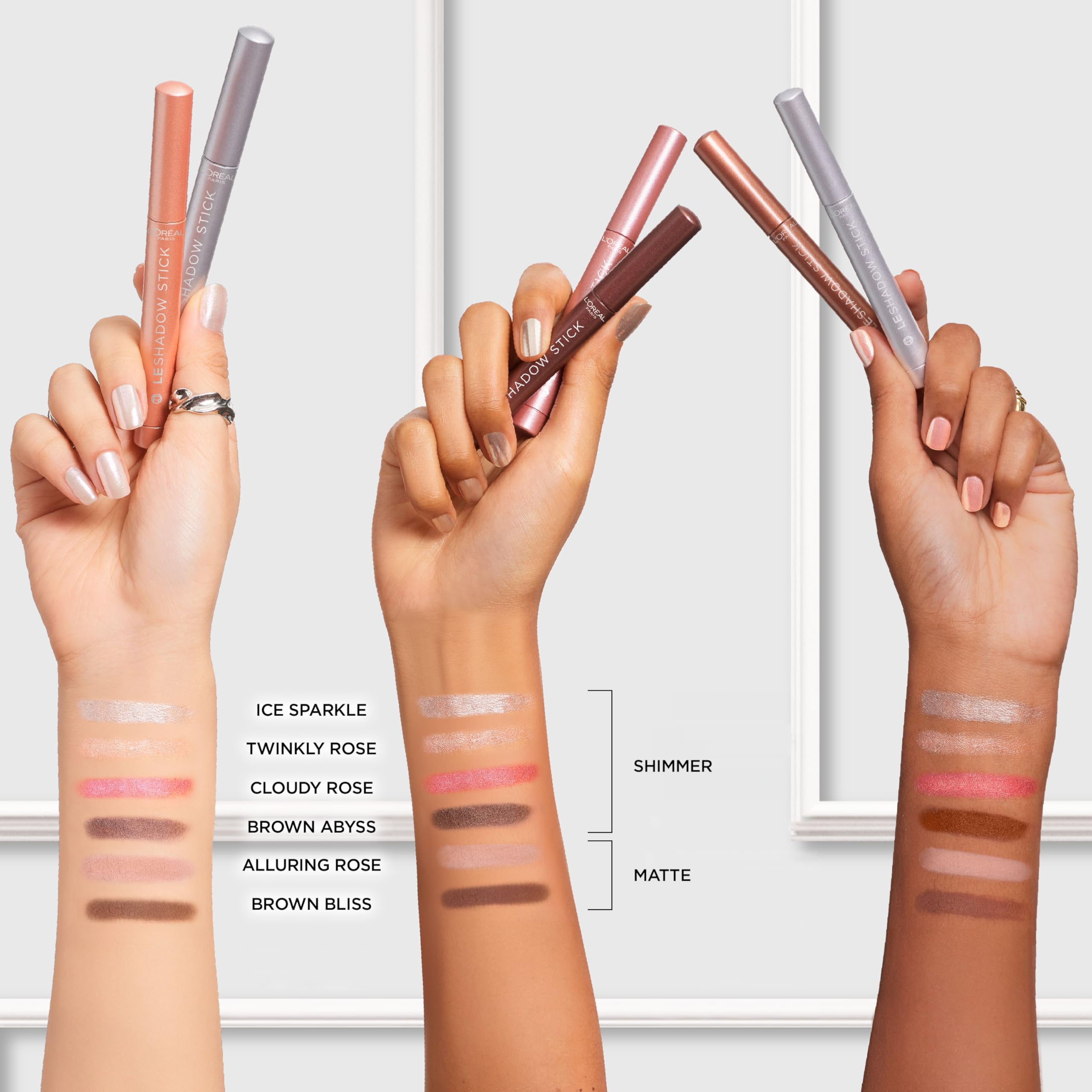 L'Oréal Paris barra sombra crema aplicación fácil para retoque rápido