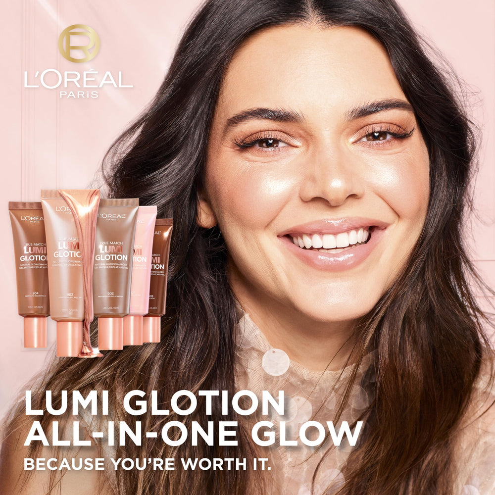 L'Oreal Paris Lumi Glotion: textura ligera para realce sutil diario.