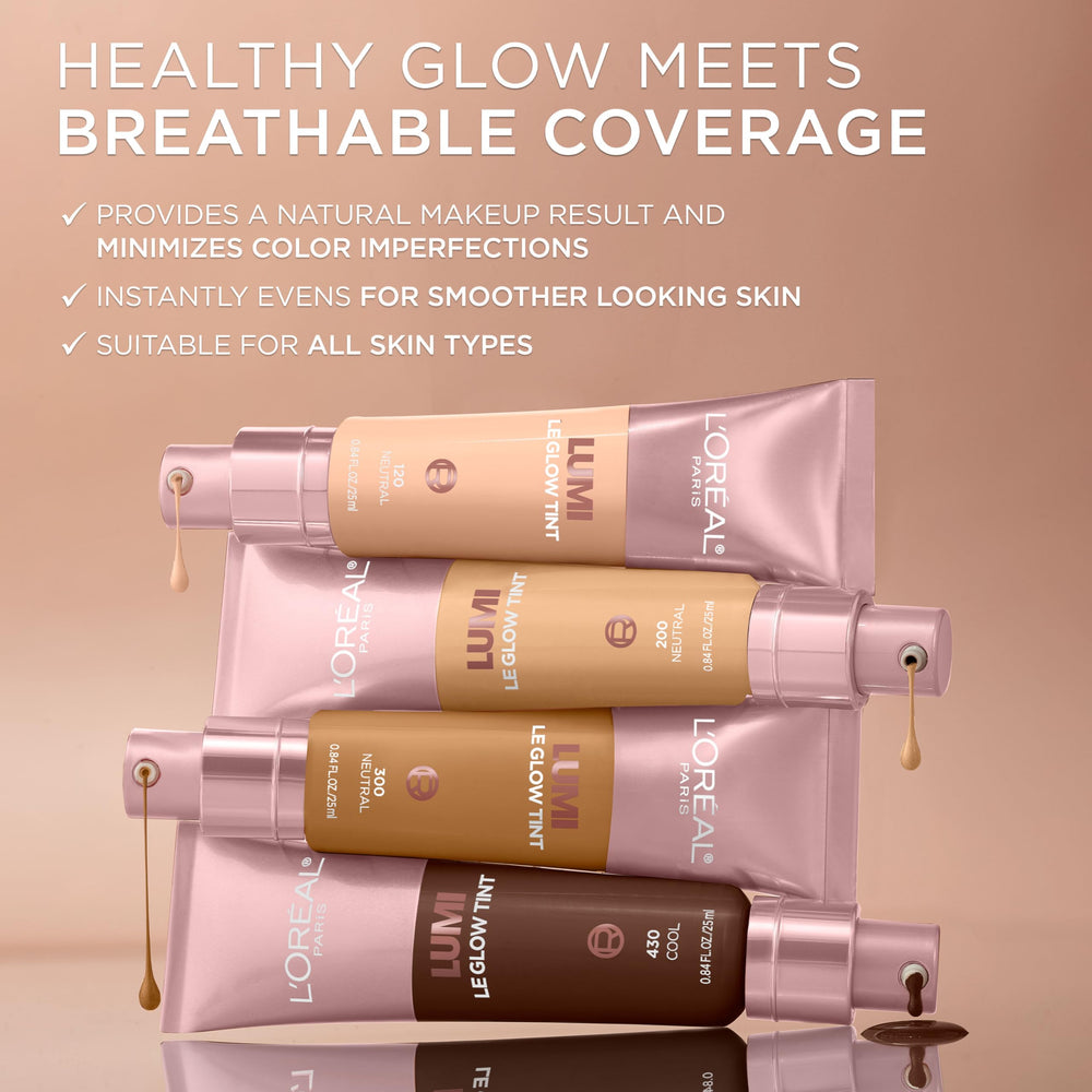L'Oreal Lumi Le Glow Tint iguala el tono para piel más suave.