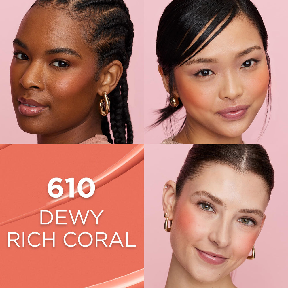 L'Oreal Paris Lumi Le Liquid Blush tonos rosas nude, acabado suave para mejillas discretas