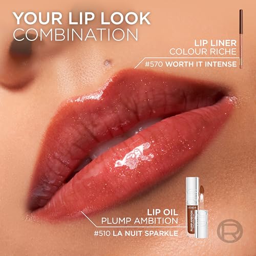 L’Oréal Paris Plump Ambition Lip Oil añade color ligero y volumen sutil.