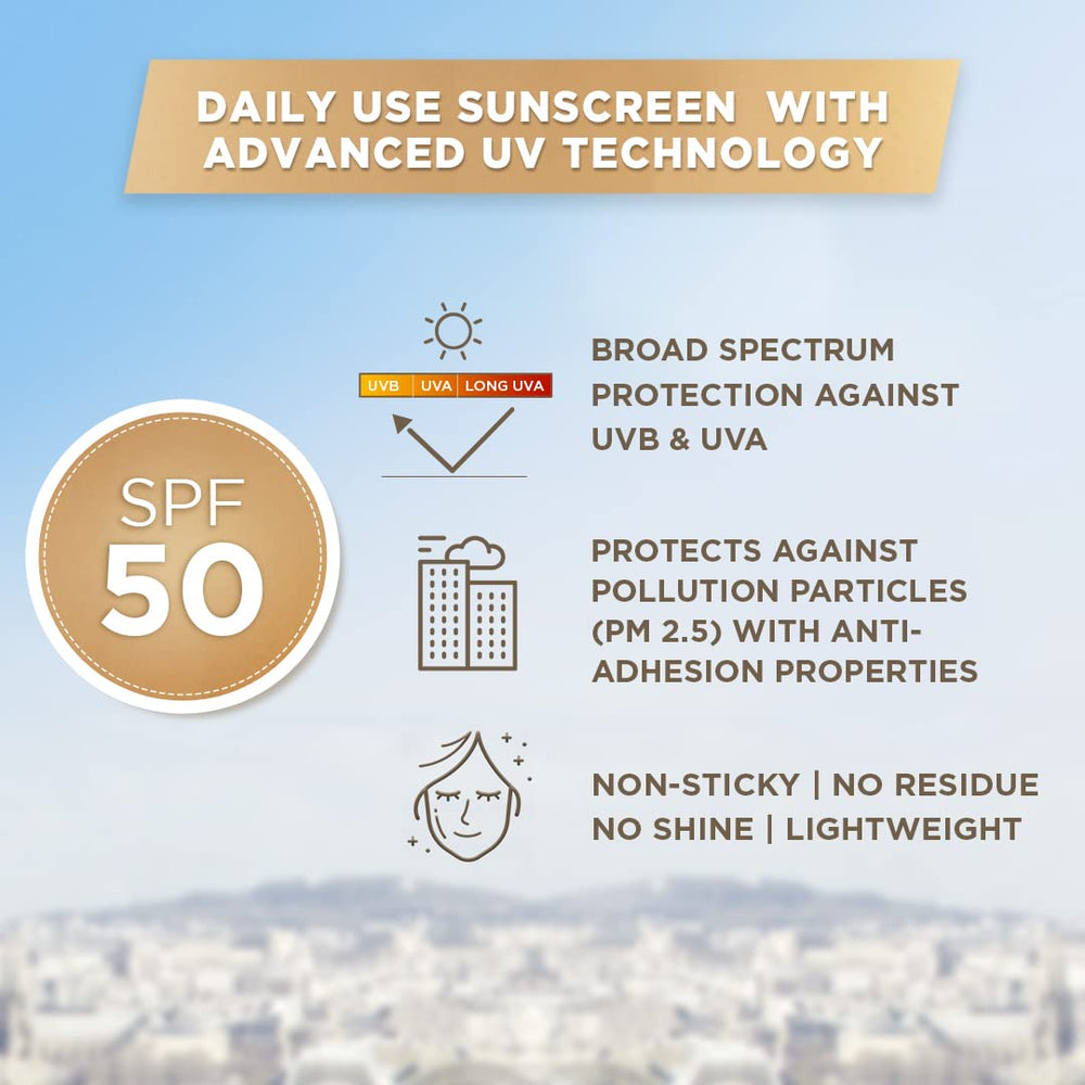 L’Oréal Paris protector solar, control-sebo, reduce brillo y mejora apariencia de poros.