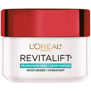 Revitalift de L’Oréal Paris crema para rostro y cuello, hidrata 24 horas y suaviza la piel.