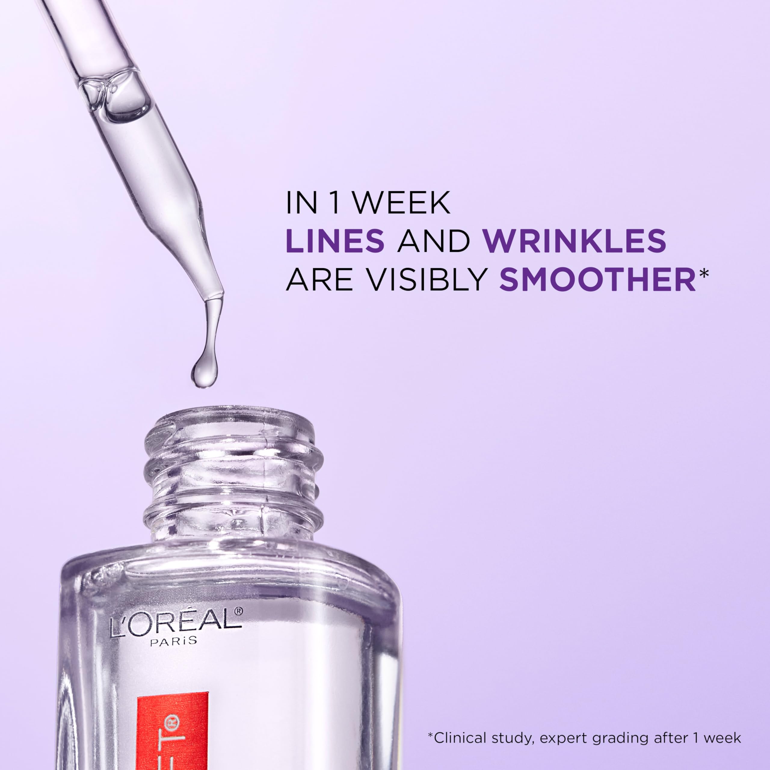 Aplicador del sérum de retinol para dosis nocturna con precisión