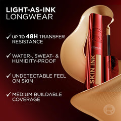 L’Oréal Paris Skin Ink 2 en 1: acabado mate suave para un rostro natural y pulido.