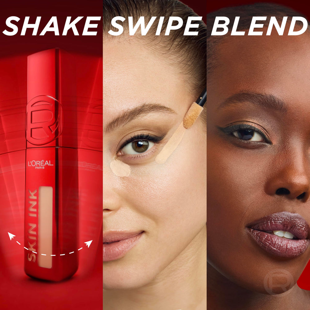 L’Oréal Paris Skin Ink 2 en 1: cobertura ajustada para un rostro más uniforme.