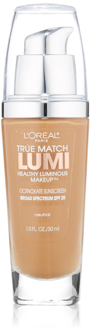 L’Oréal Paris True Match Lumi, botella y aplicación suave para un tono uniforme