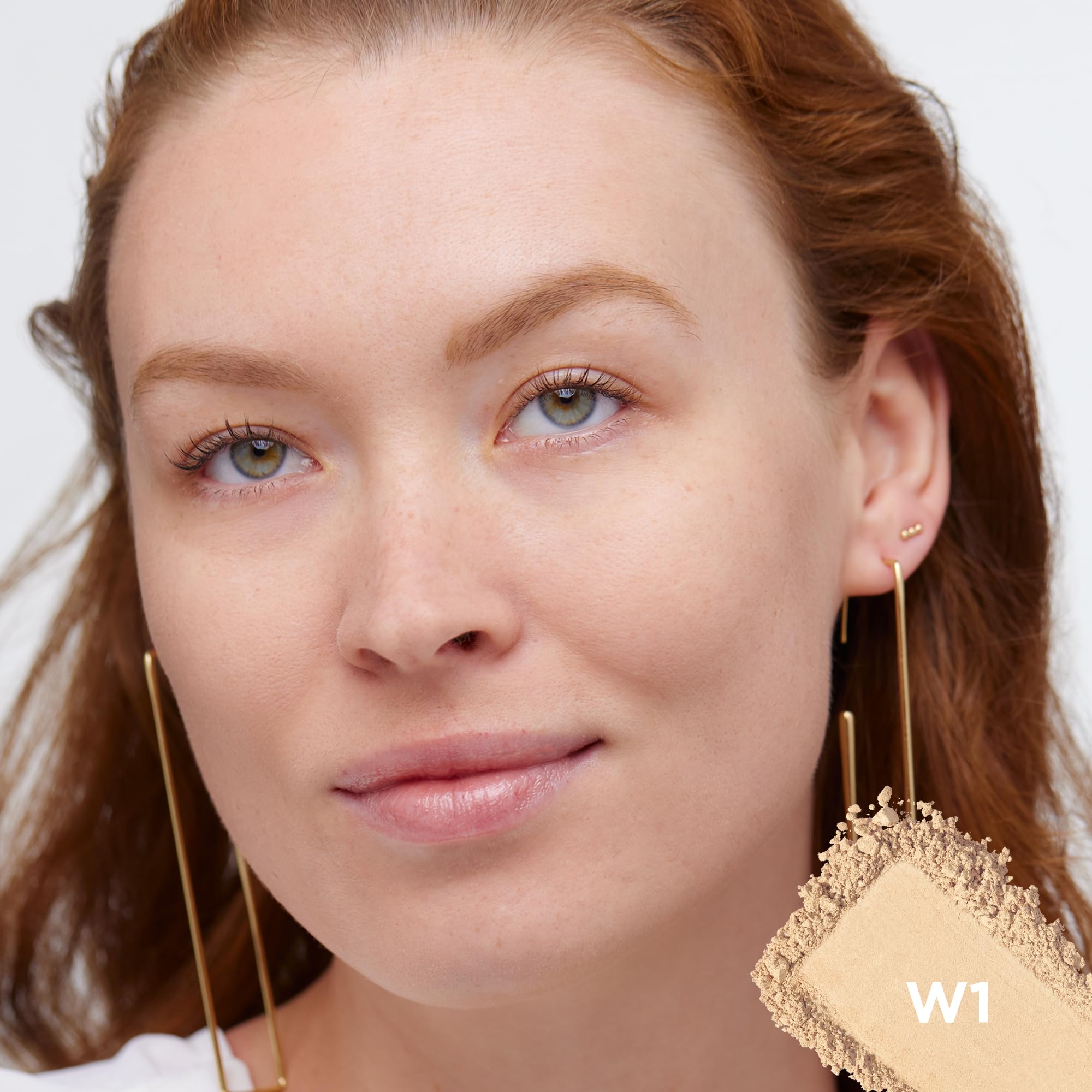 L'Oreal Paris True Match polvo acabado natural que se funde con la piel.