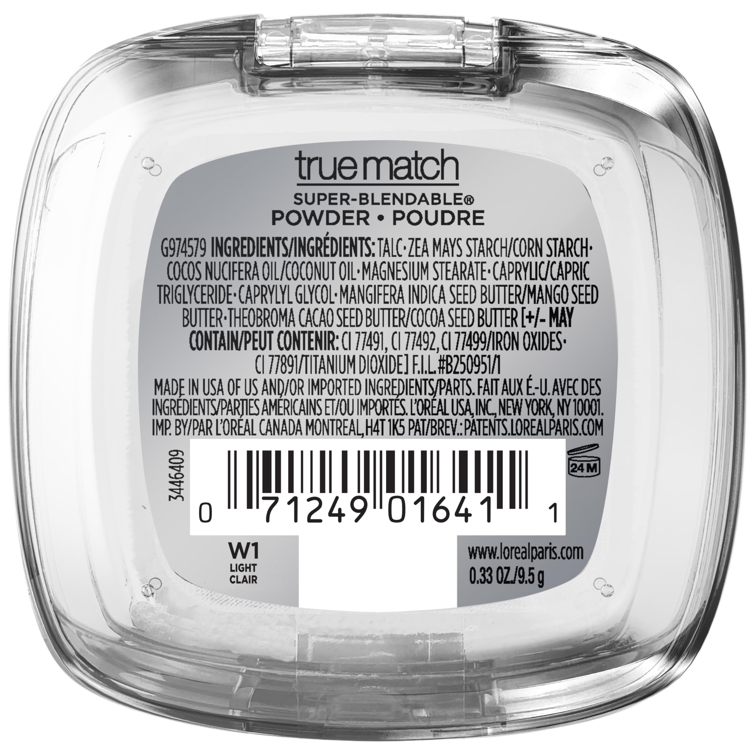 L'Oreal Paris True Match polvo incluye aplicador para uso inmediato.