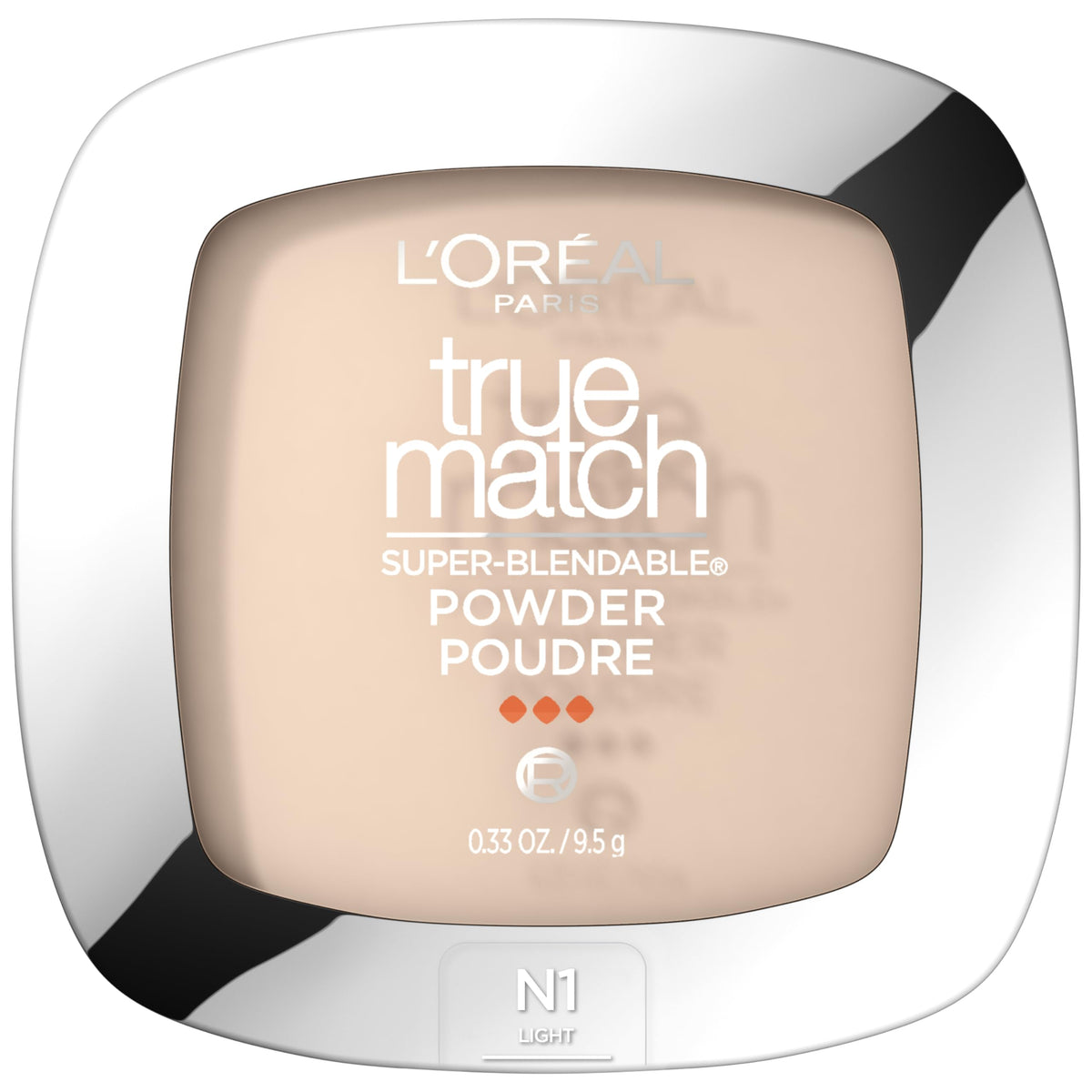 L'Oreal Paris True Match N1 Light, aplicación suave para tono uniforme.