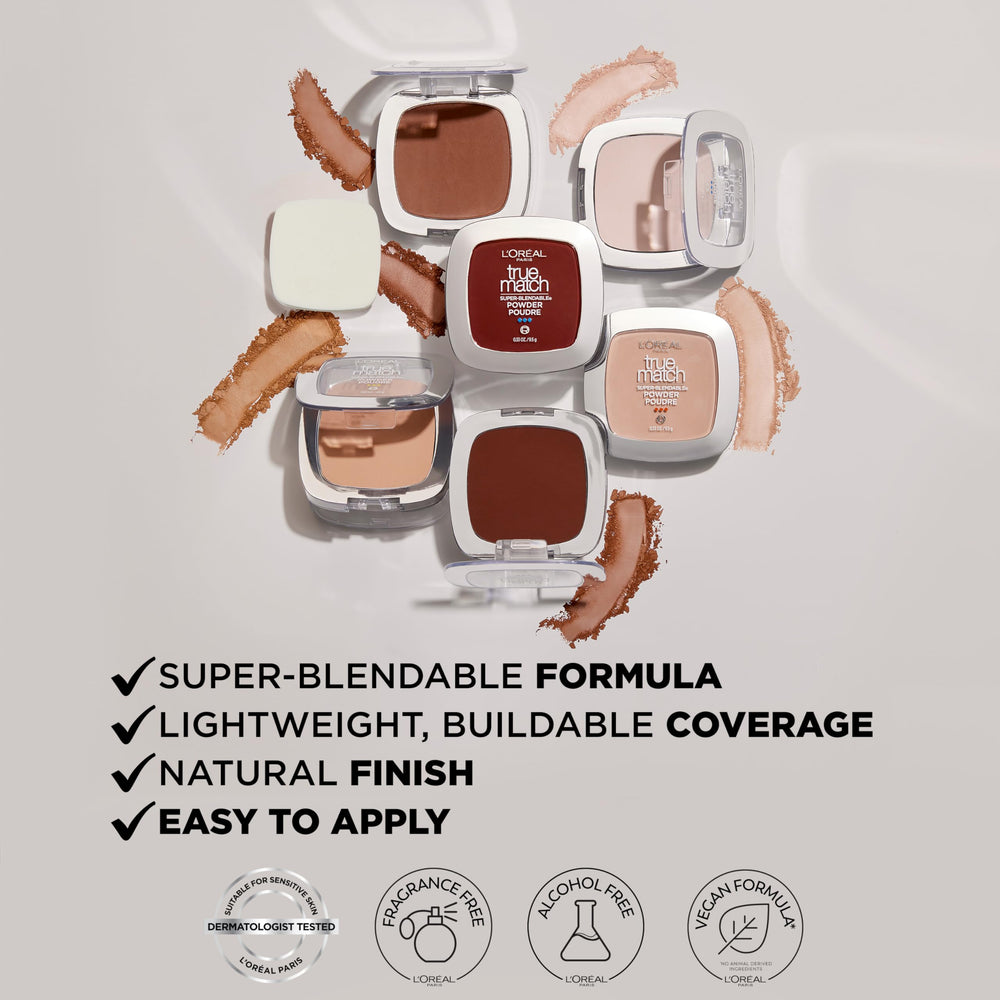 L'Oréal Paris True Match Polvo compacto deja acabado natural y suave