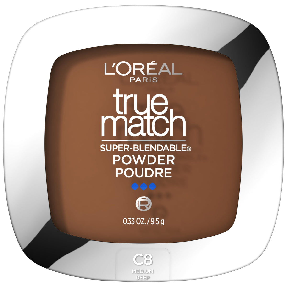 Polvo compacto True Match de L'Oréal Paris con apertura para retoques