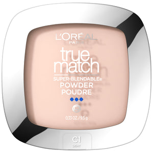 L'Oréal Paris True Match polvos compactos en envase para retoques rápidos.
