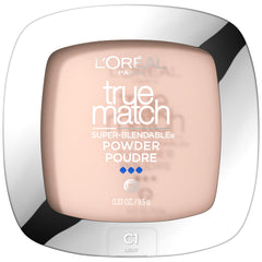 L'Oréal Paris True Match polvos compactos en envase para retoques rápidos.