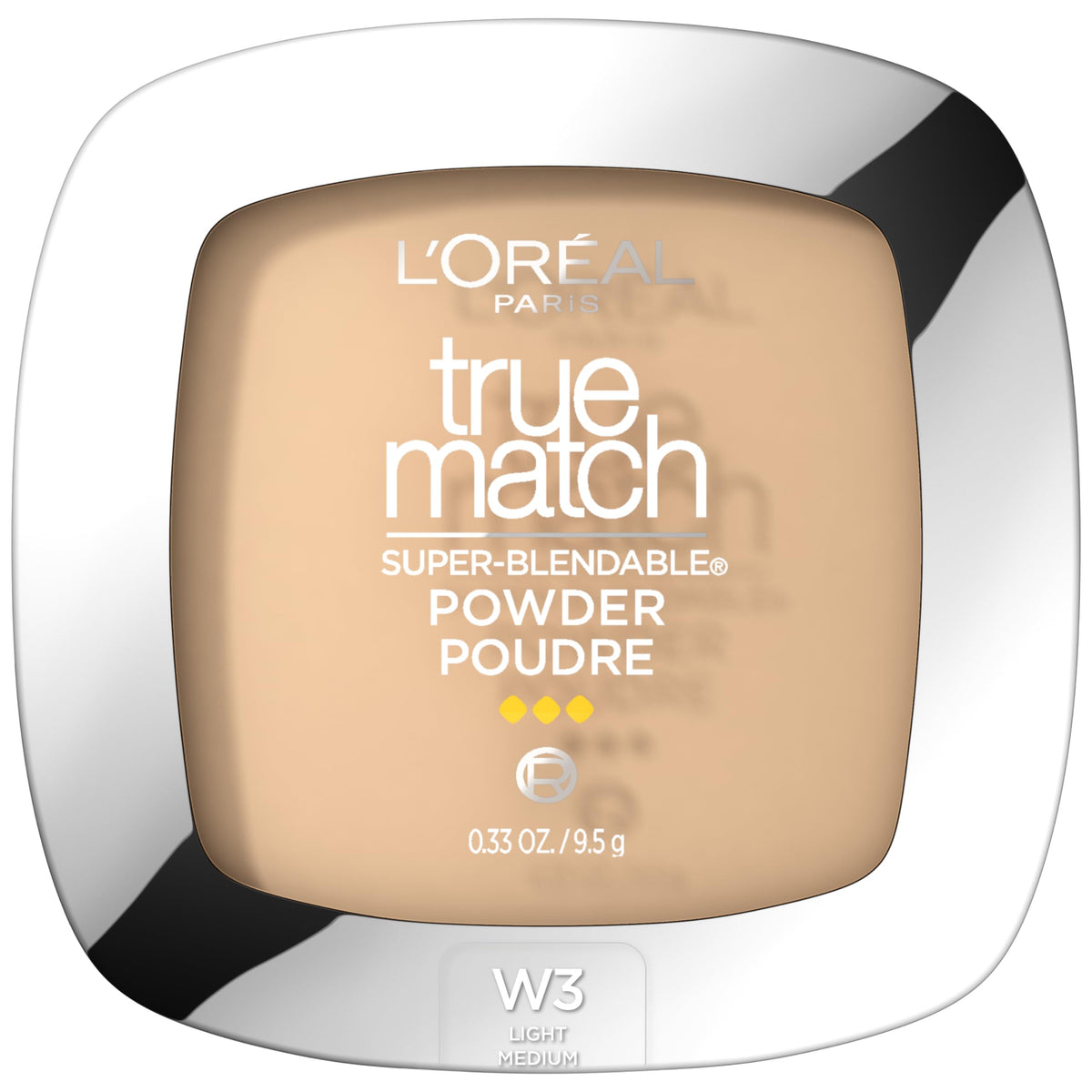 L'Oréal Paris True Match Polvo compacto tono W3 para unificar tono y textura