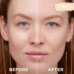 L'Oreal Paris True Match textura micro fina para un acabado suave.
