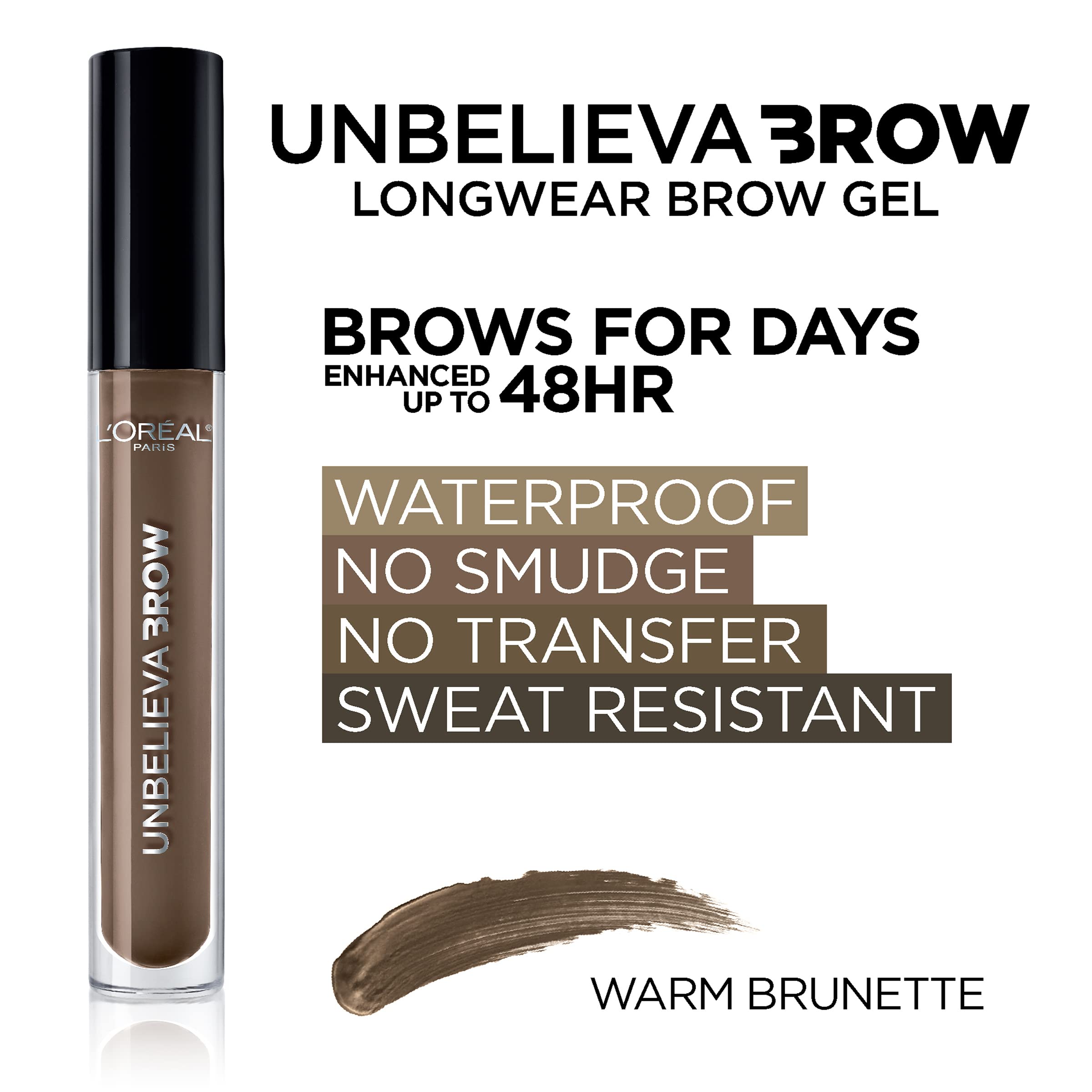 L'Oréal Paris Unbelieva-Brow: tono castaño cálido para cejas definidas