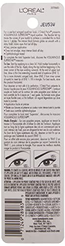 Aplicador de fieltro flexible de L’Oréal Paris Voluminous Superstar para delineado alado.