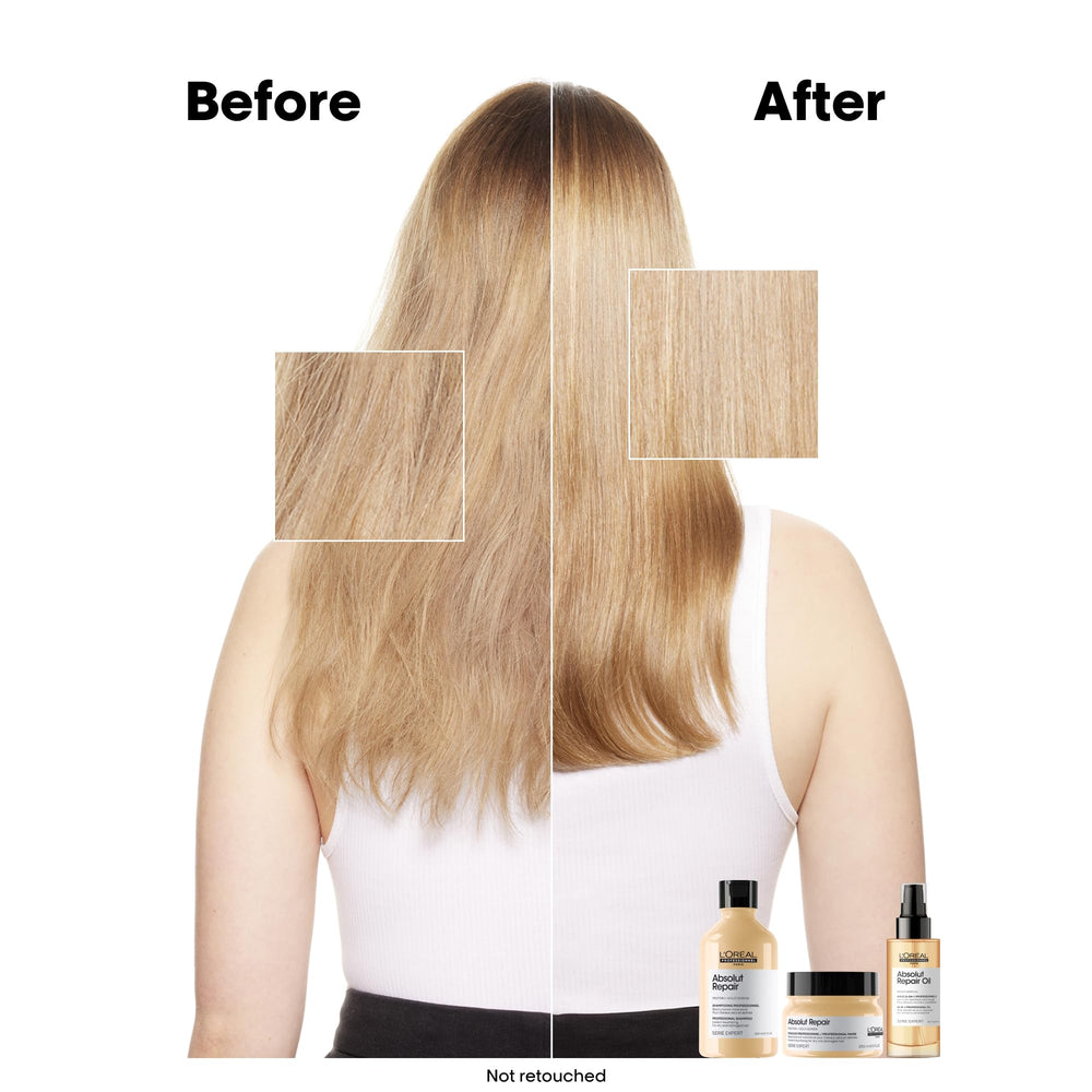 Proteínas de trigo y quinoa dorada fortalecen el cabello.