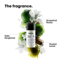 L’Oréal Professionnel Paris Metal Detox reducción de la rotura hasta 97% con uso sin enjuague.