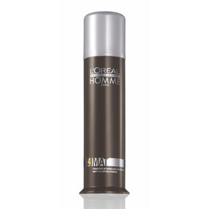 L’Oréal Professionnel Paris Styling Pomade para hombres, textura flexible para peinados con acabado mate.