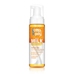 Lottabody Refine Me Curl Defining Mousse en bote para definición suave de rizos.