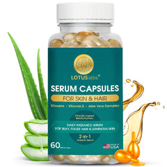 Lotus Laboratories botella de cápsulas de vitamina E, uso práctico.