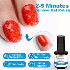 Louinstic Gel Remover Kit: aplicador ergonómico para retirar gel sin esfuerzo.