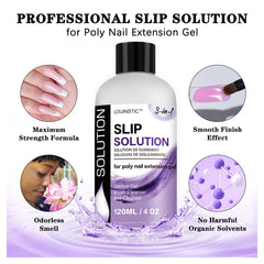 LOUINSTIC Kit poligel multifuncional para salón en casa, ideal para práctica y resultados consistentes.