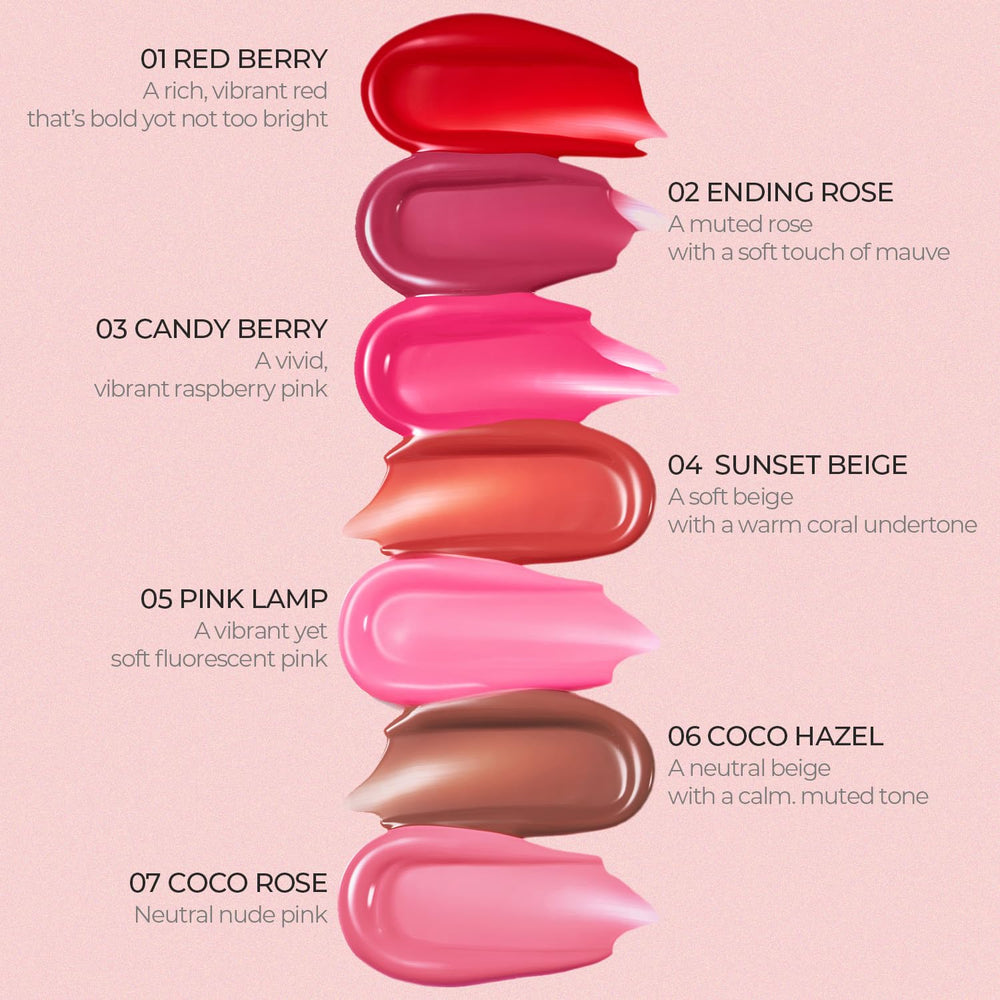LOVB LOVB Pudding Glow tinte labial: hidratación suave con acabado brillante