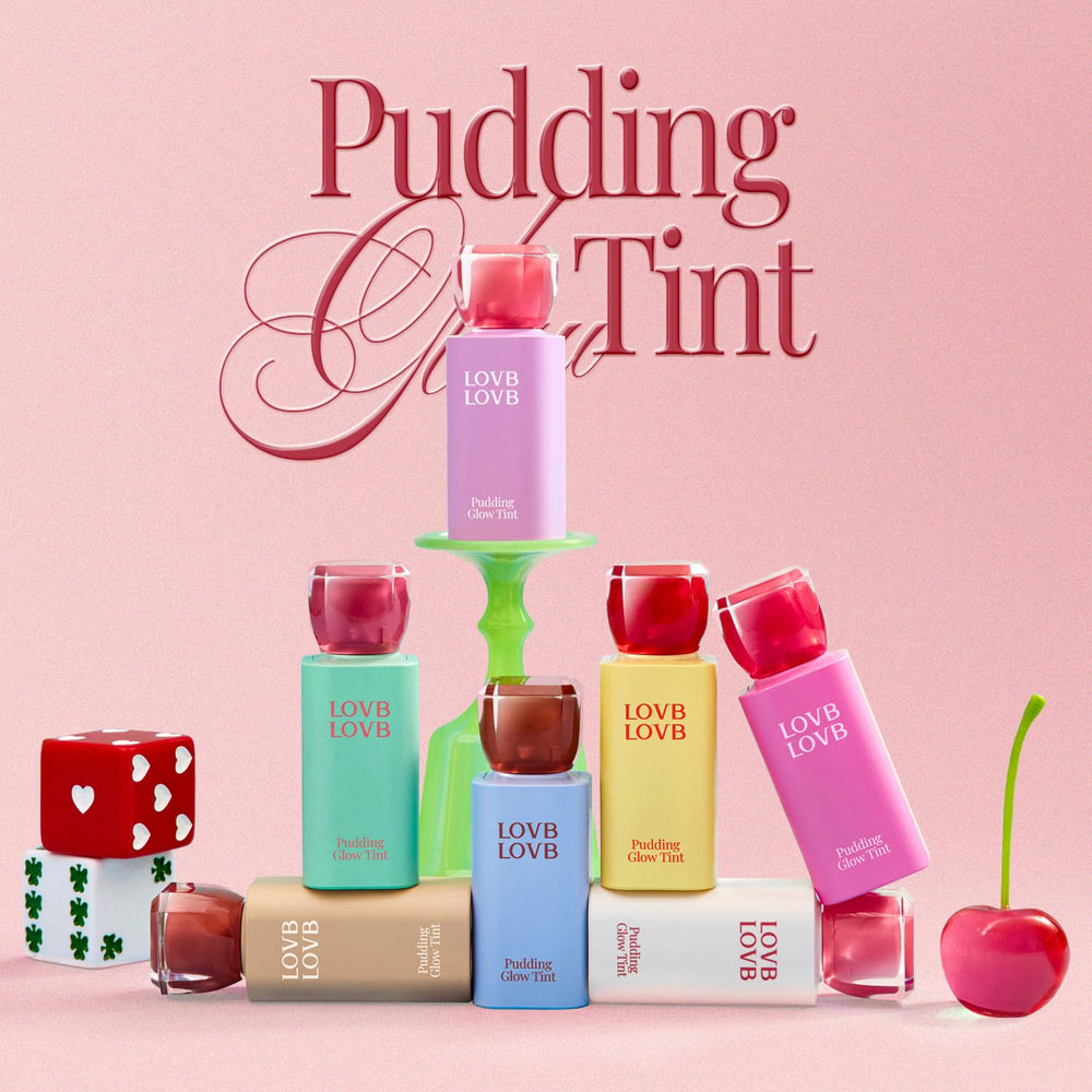 LOVB LOVB Pudding Glow tinte labial: textura ligera para labios suaves y cómodos