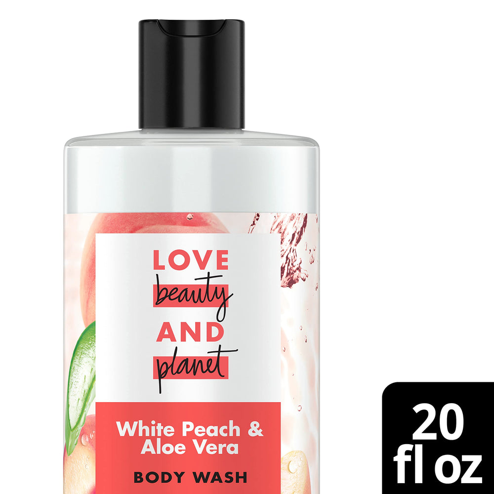 Fragancia delicada de durazno en Love Beauty and Planet para despertar los sentidos