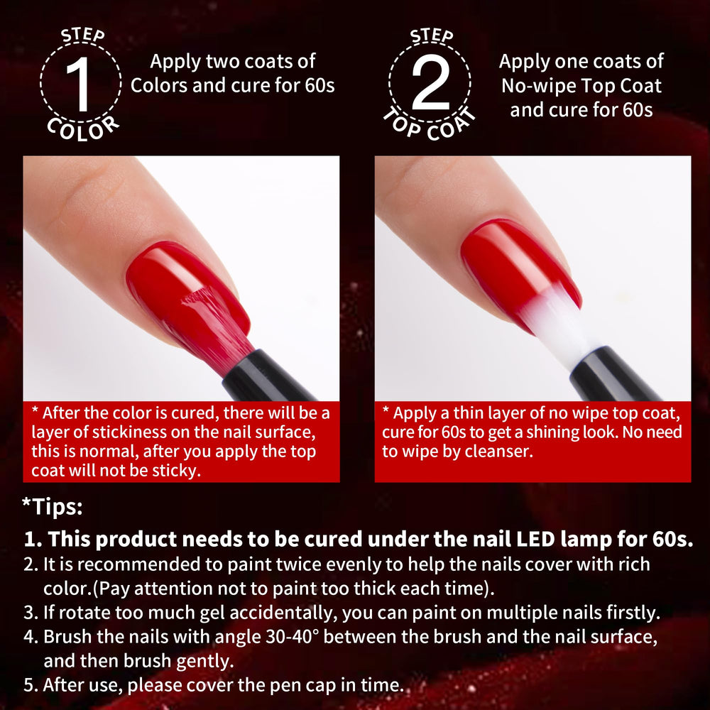 Love easy colores rojos de gel para uñas intensas